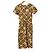 Autre Marque WONDERFUL WORLD Spitzenkleid mit Blumenprint, lang Braun Beige - Ansicht 2