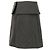 Autre Marque Mini saia com design transpassado FRAY I.D Marrom Cinza antracite - vista 5