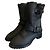 Autre Marque Shearling Engineer Boots Tsuru by Mariko Oikawa Schwarz