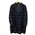 Autre Marque Abrigo Chester de lana a cuadros Hugo Boss Negro