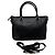 Borsa 2way in pelle Micro Guccissima nera Nero