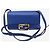 Fendi Borsa a tracolla in pelle Blue Duo Baguette - vista 2