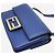 Fendi Borsa a tracolla in pelle Blue Duo Baguette - vista 7