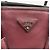 Prada Bolsa satchel de couro de vitelo glacê borgonha com dois bolsos Bordeaux - vista 7