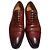 Scarpe stringate in pelle Salvatore Ferragamo Marrone - vista 3