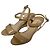 Sandali con zeppa in vernice Prada Beige