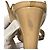 Sandali con zeppa in vernice Prada Beige - vista 10
