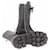 Prada Black Combat Boots Schwarz - Ansicht 5
