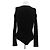 Off White Body aus Viskose Schwarz - Ansicht 2