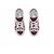 Pierre Hardy ALPHA Sneaker Leder Dunkelrot Bordeaux - Ansicht 4