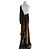 Roberto Cavalli Braunes Kleid mit Tigerprint - Ansicht 2