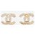 Chanel Orecchini Gold Coco Mark 10A con strass D'oro - vista 2