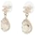 Chanel Orecchini A13V con strass Coco Mark Argento