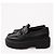 Jimmy Choo Mocassini in pelle nera con cristalli Nero - vista 4
