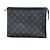 Pochette Voyage MM Monogram Eclipse Louis Vuitton Clutch Bag Nero