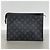 Pochette Voyage MM Monogram Eclipse Louis Vuitton Clutch Bag Nero - vista 8