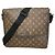 Borsa a tracolla Louis Vuitton Monogram Macassar District MM Marrone