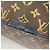 Borsa a tracolla Louis Vuitton Monogram Macassar District MM Marrone - vista 9