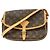 Borsa a Spalla Louis Vuitton Monogram Sologne Marrone