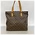 Borsa Tote Louis Vuitton Monogram Cabas Mezzo Marrone - vista 11