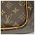 Borsa Louis Vuitton Monogram Deauville Marrone - vista 9