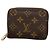 Louis Vuitton Monogram Zippy Münzportemonnaie Braun