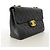 Timeless Chanel Schultertasche aus schwarzem Lammleder - Ansicht 2