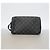 Beauty case Louis Vuitton Monogram Eclipse Dopp Kit Nero - vista 3