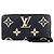 Zippy Louis Vuitton Bicolor Monogram Empreinte Long Wallet Schwarz Beige - Ansicht 2