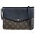 Borsa a tracolla Louis Vuitton Twice Monogram Marrone Nero