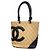 Chanel Cambon Shopper aus Lammleder Braun Schwarz