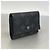 Portafoglio pieghevole Louis Vuitton in Monogram Eclipse Nero - vista 2