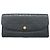 Louis Vuitton Monogram Empreinte Portefeuille Emilie Long Wallet Noir