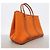 Hermès Borsa Tote Hermes Garden PM Arancione - vista 2