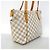 Borsa Tote Louis Vuitton Damier Azur Totally PM Bianco - vista 2