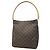Borsa a Spalla Louis Vuitton Monogram Looping GM Marrone