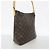 Borsa a Spalla Louis Vuitton Monogram Looping GM Marrone - vista 2