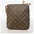 Borsa a Spalla Louis Vuitton Monogram Musette Salsa Marrone - vista 10