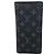 Portafoglio lungo Louis Vuitton Monogram Eclipse Brazza Nero