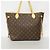 Borsa Tote Louis Vuitton Monogram Neverfull MM Marrone - vista 11
