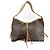 Borsa a tracolla Louis Vuitton Carryall NM MM Marrone