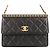 Timeless Borsa a tracolla Chanel Coco Mark Matelassé Caviar Skin Small Flap Chain Nero - vista 2