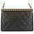 Timeless Borsa a tracolla Chanel Coco Mark Matelassé Caviar Skin Small Flap Chain Nero - vista 3
