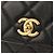 Timeless Borsa a tracolla Chanel Coco Mark Matelassé Caviar Skin Small Flap Chain Nero - vista 7