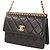 Timeless Borsa a tracolla Chanel Coco Mark Matelassé Caviar Skin Small Flap Chain Nero - vista 9