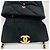 Borsa a Spalla Chanel Matelassé Velvet Nero - vista 12