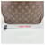 Borsa Louis Vuitton Looping GM Marrone - vista 4