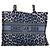 Borsa tote Christian Dior stampa leopardata blu - vista 2