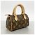 Borsa Louis Vuitton Monogram Mini Speedy Marrone - vista 2