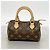 Borsa Louis Vuitton Monogram Mini Speedy Marrone - vista 8